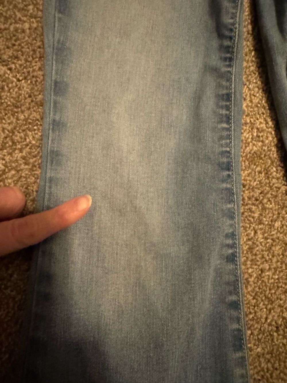 Set of 2 Art Class Girls Sz 8 Blue Jeans Black denim bow flare bell bottoms - Picture 3 of 16